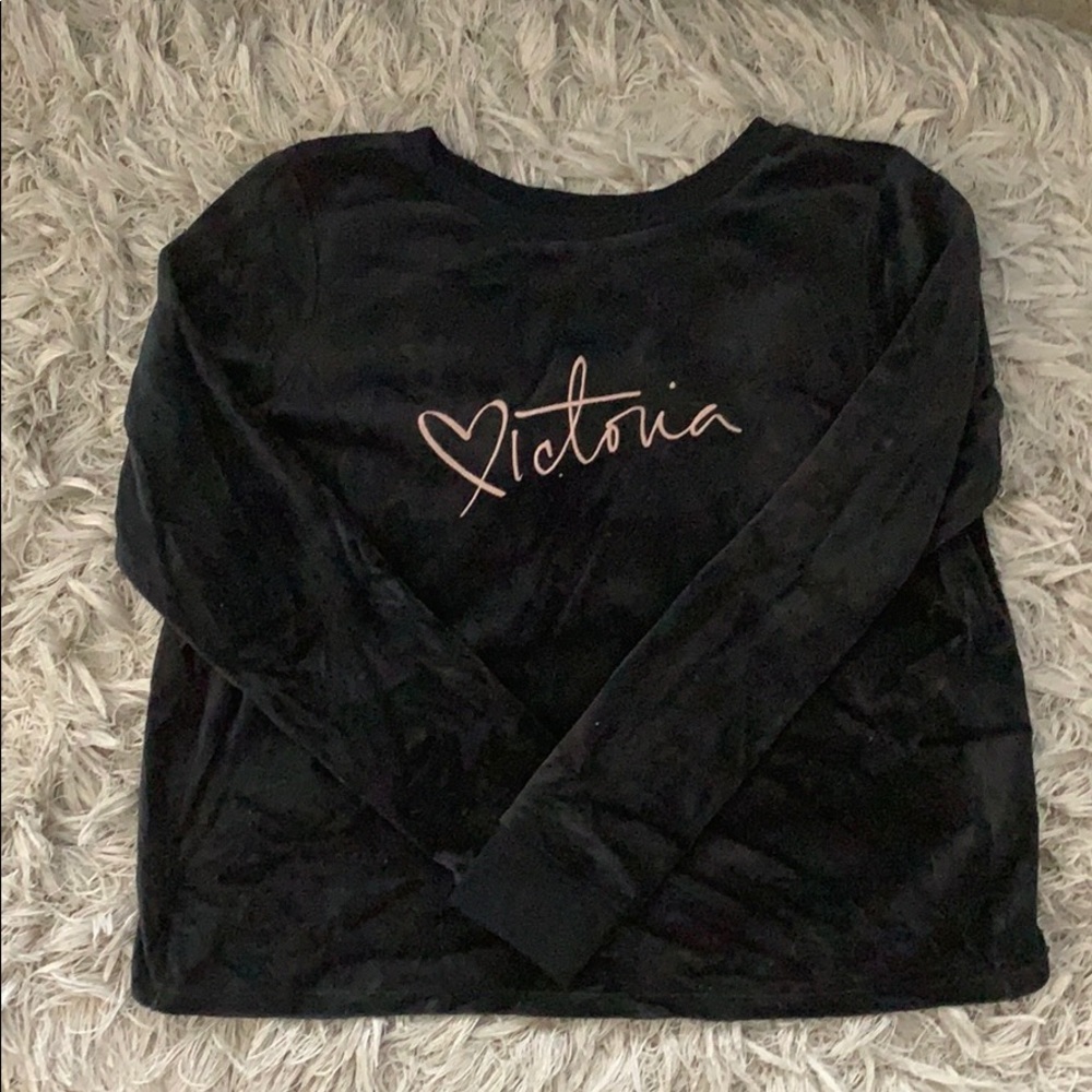 Open back Victoria’s Secret velour top